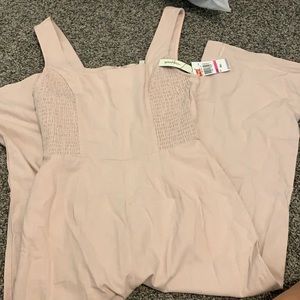 Brand new, blush jumpsuit